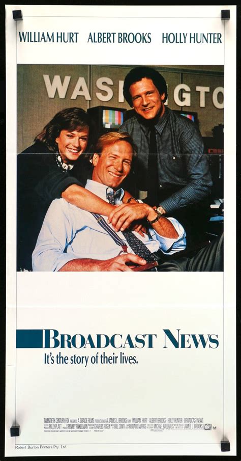 Broadcast News (1987) Original Australian Movie Poster - Original Film ...