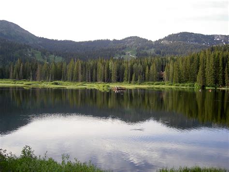 Silver Lake | Morning view of Silver Lake. The slopes of Bri… | Flickr