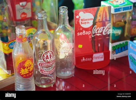 Various antique glass bottle Stock Photo - Alamy
