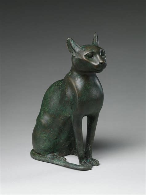 Cat Statuette intended to contain a mummified cat | Ptolemaic Period | The Metropolitan Museum ...