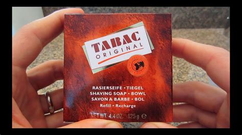 Tabac Shaving Soap - Lather Review - YouTube