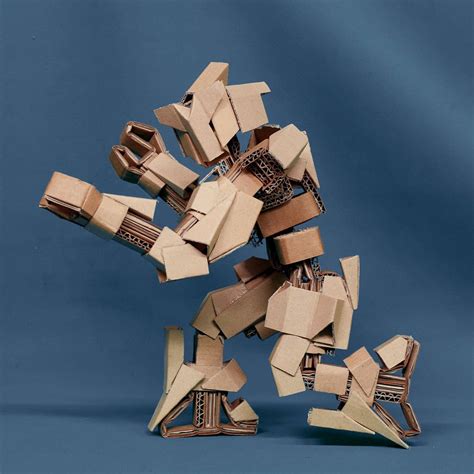 Carboard Robots by Cardboardmyth | Cardboard robot, Paper crafts, Cardboard art