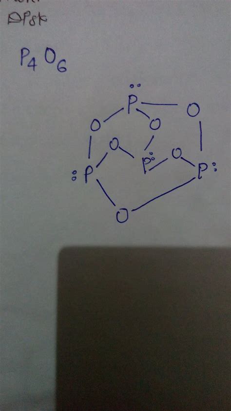 P4o6 Lewis Structure