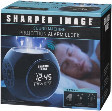 Sharper Image Sound Machine Projection Alarm Clock, 1 ct - Kroger