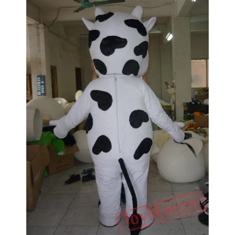 Cartoon Cow Mascot Costume