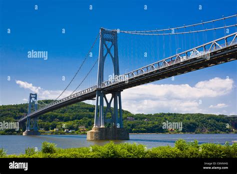 Mid-Hudson Bridge over the Hudson River in New York State Stock Photo ...