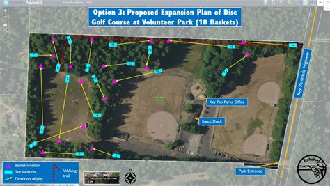 Disc Golf Course Project - KEY PEN PARKS