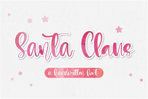 Santa Claus Font by BitongType · Creative Fabrica