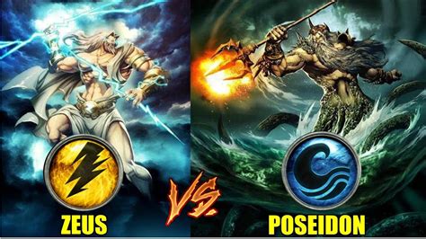 God of war ascension: ZEUS vs POSEIDON - YouTube