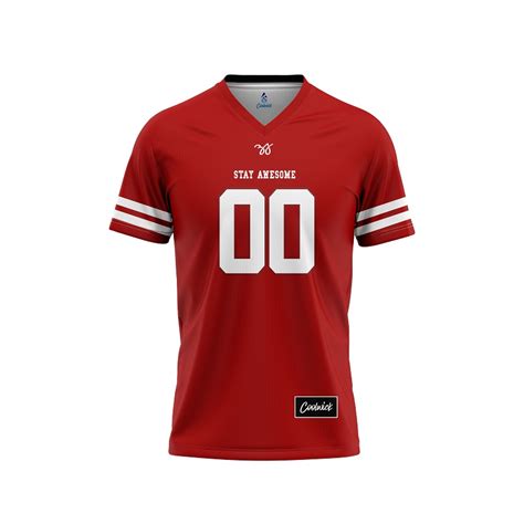 San Francisco Stay Awesome Football Jersey - Blake's Apparel