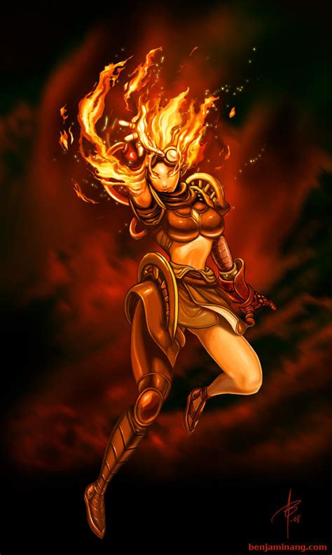 Chandra Nalaar by BenjaminAng on DeviantArt