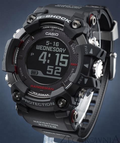 Casio GPR-B1000-1ER - Zegarek G-SHOCK Rangeman GPS Bluetooth Solar ...