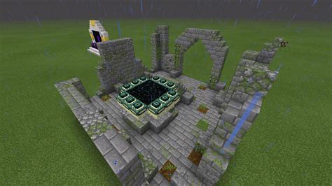 Ruined portal room I made : r/Minecraft