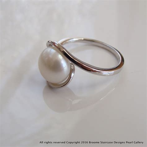 Freshwater Pearl Ring Sterling Silver