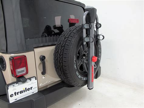 jeep wrangler Yakima SpareRide 2 Bike Rack - Spare Tire Mount - Folding Arms