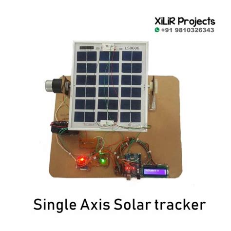 Single Axis Solar Tracker - M.Tech B.Tech Engineering Projects Thesis Research Help in New Delhi ...