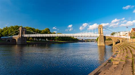 River Trent Bridges And Reflections In Nottingham Stock Photo - Download Image Now - iStock