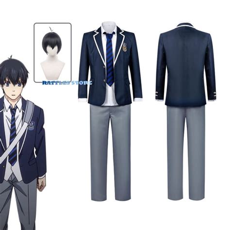 Isagi Yoichi Cosplay Wig Costume Suit Anime Blue Lock Cosplay Costume ...