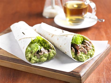 Avocado and tuna salad wraps - Australian Avocados