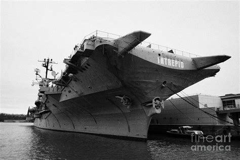 Uss Intrepid Aircraft Carrier At The Intrepid Sea Air Space Museum New York City Photograph by ...