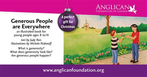 Generous People are Everywhere - Anglican Foundation of Canada