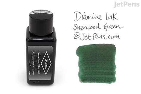 Diamine Sherwood Green Ink - 30 ml Bottle - JetPens.com