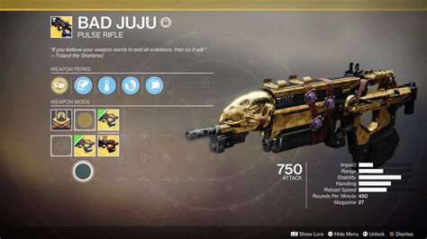 Here’s Destiny 2’s Bad Juju Catalyst Tribute Cheese To Save Yourself Thousands Of Materials