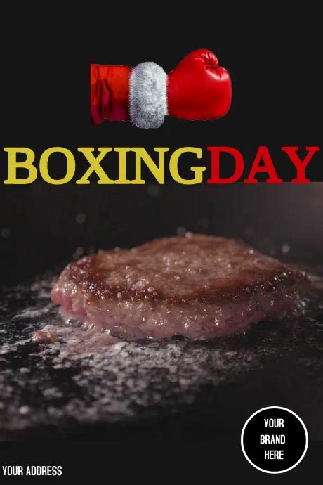 Poster Boxing Day Template | PosterMyWall