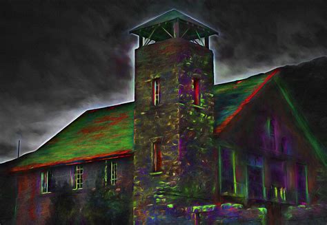 Haunted Old Mill 2 - Painterly Version Photograph by Steve Ohlsen