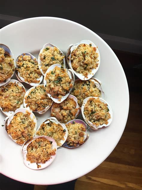 Baked Clams Oreganata - Cook At Home Mom