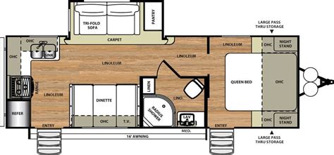 2004 Salem Travel Trailer Floor Plan - floorplans.click