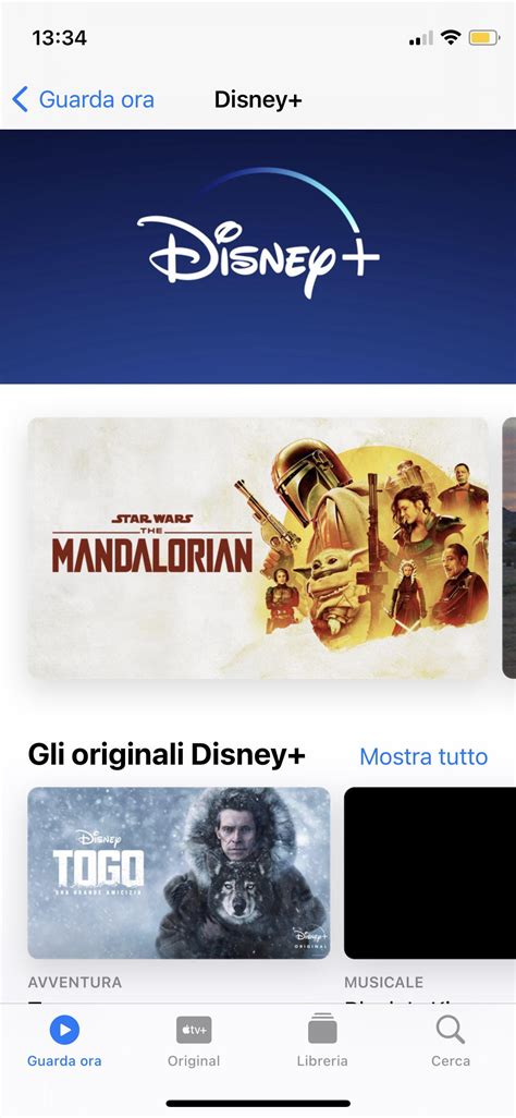 Finally the Disney+ app is in the Apple TV app even in Italy! : r/appletv