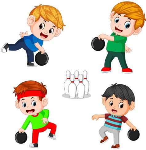 Best Bowling Kids Illustrations, Royalty-Free Vector Graphics & Clip Art - iStock