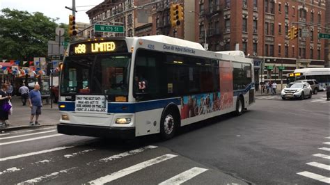 MTA NYC Bus Orion VII NG Hybrid #4258 M98 LIMITED - YouTube