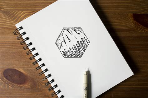 Geometric Landscape Illustrations on Behance