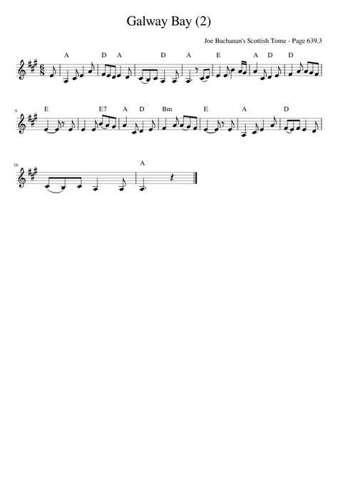 Galway Bay (2) Sheet music for Piano (Solo) | Musescore.com