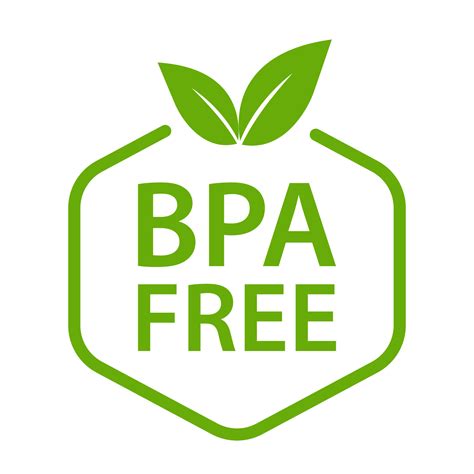 BPA FREE bisphenol A and phthalates free icon vector non toxic plastic sign for graphic design ...