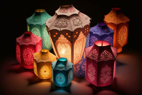 Diwali Paper Lanterns