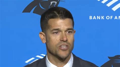 Carolina Panthers head coach Dave Canales breaks down in tears in ...