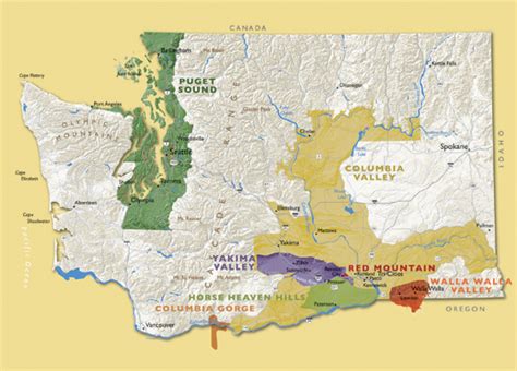 Washington State Vineyards list from Olympic Peninsula Wineries