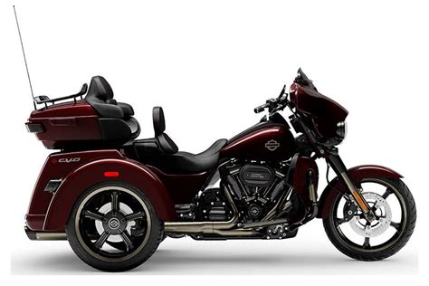 New 2021 Harley-Davidson CVO™ Tri Glide® Charred Crimson | Motorcycles in Plainfield IN