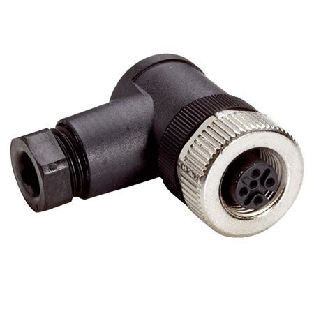 LC Automation - M12 5 Pin Angled, Female Connector