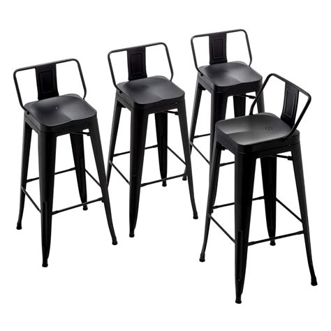 Changjie Furniture 26 Inch Metal Bar Stools Counter Stool Modern ...