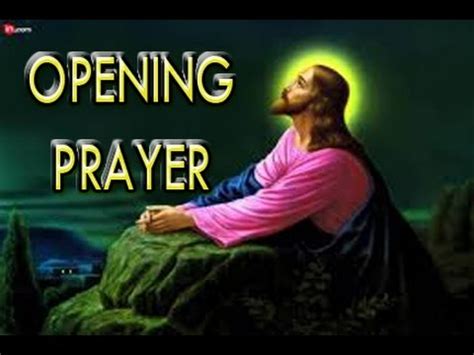 opening prayer - YouTube