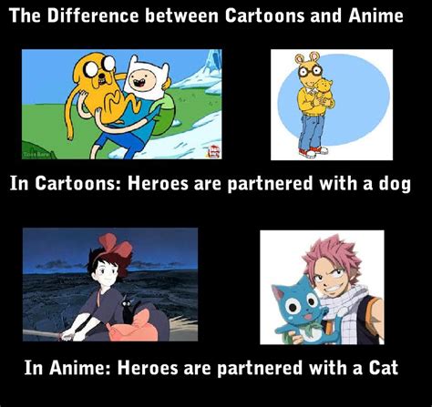 The Difference between Cartoons and Anime #1 by Sonic2125 on DeviantArt ...