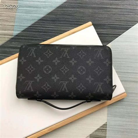 Louis Vuitton LV Unisex Zippy XL Wallet Monogram Eclipse Canvas - LULUX