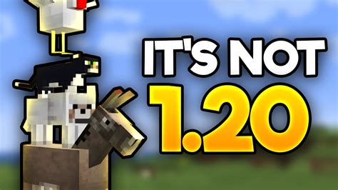 First Minecraft Update Of 2023 is... Interesting? - YouTube