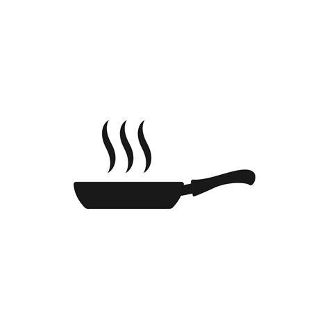 frying pan logo icon design template vector 7636891 Vector Art at Vecteezy