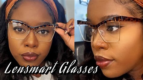 Lensmart Glasses Try On for a tiny face #lensmart - YouTube