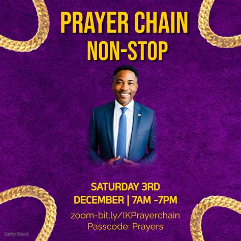 prayer chain flyers Template | PosterMyWall